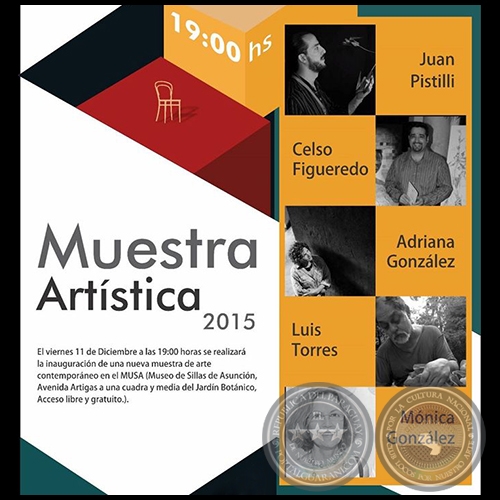 MUESTRA ARTSTICA 2015 - Exposicin Colectiva - Viernes 11 de Diciembre de 2015